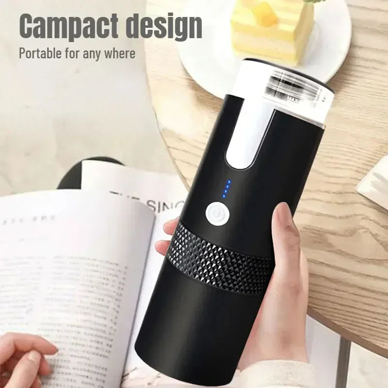 Portable Capsule Coffee Maker Electric Coffee Brewer for Ground Coffee and KCUP Capsule Coffee without Heat Function
