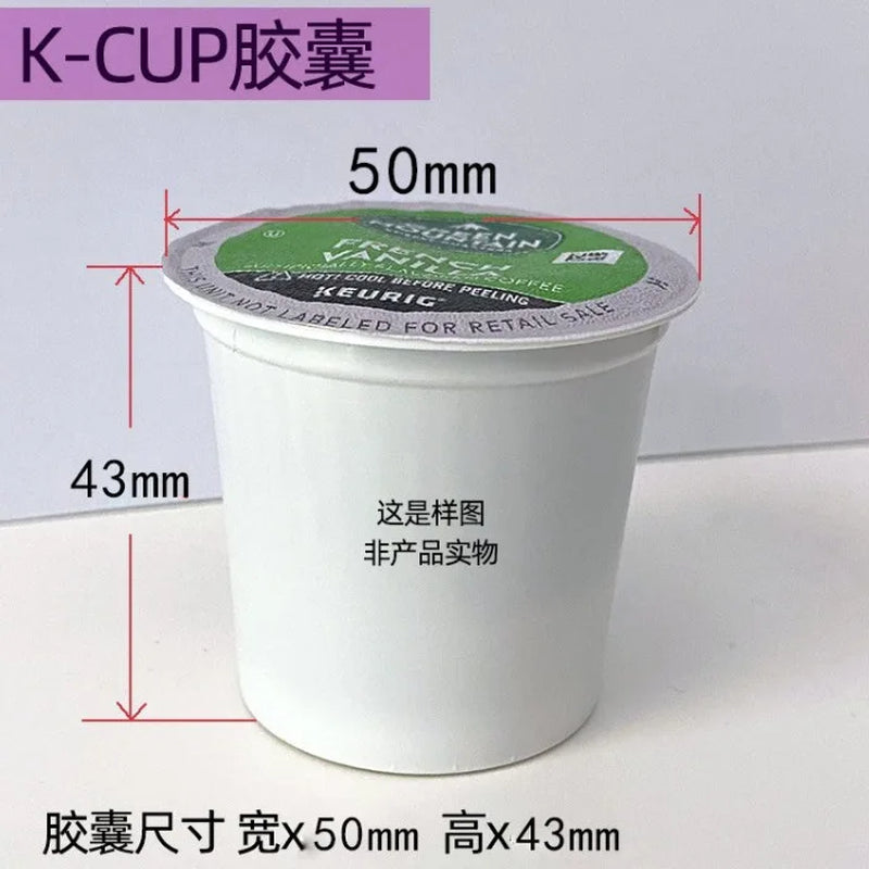 Portable Capsule Coffee Maker Electric Coffee Brewer for Ground Coffee and KCUP Capsule Coffee without Heat Function