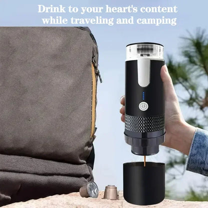 Portable Capsule Coffee Maker Electric Coffee Brewer for Ground Coffee and KCUP Capsule Coffee without Heat Function